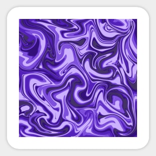 Purple marble abstract Sticker